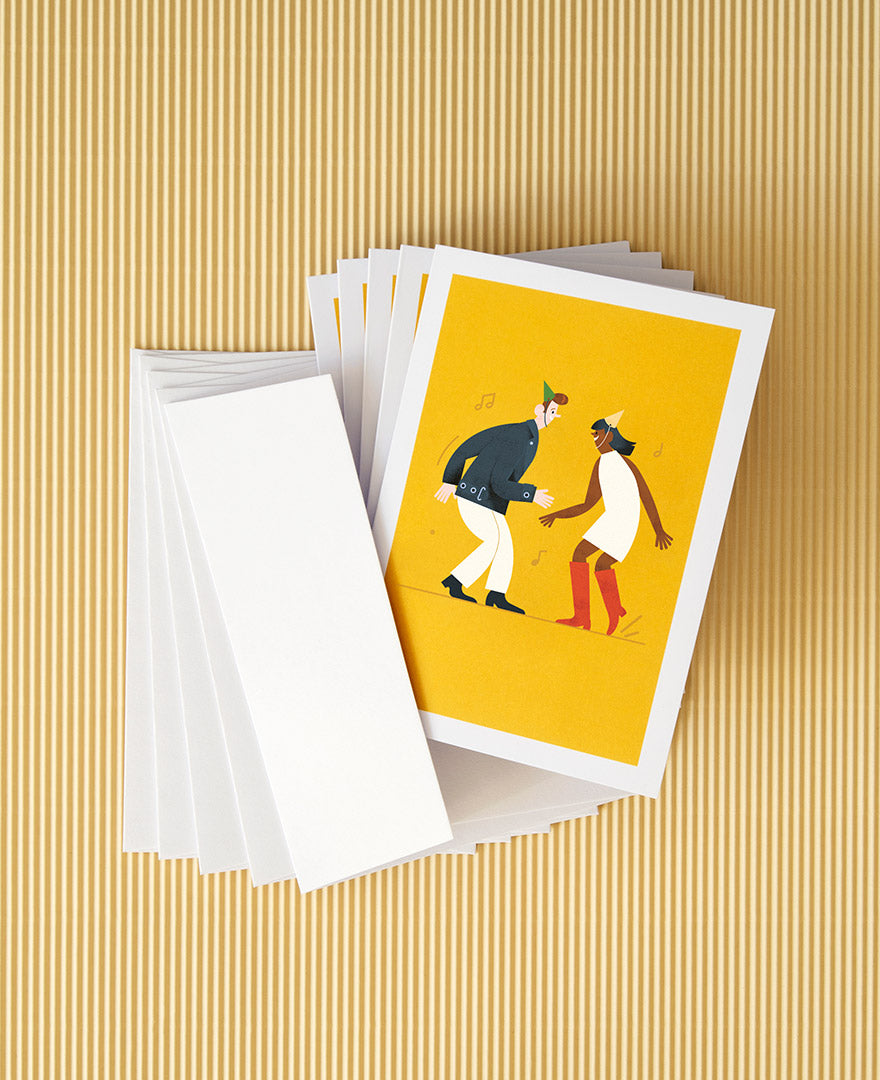 Grußkarten-Set "Tanzpaar"
