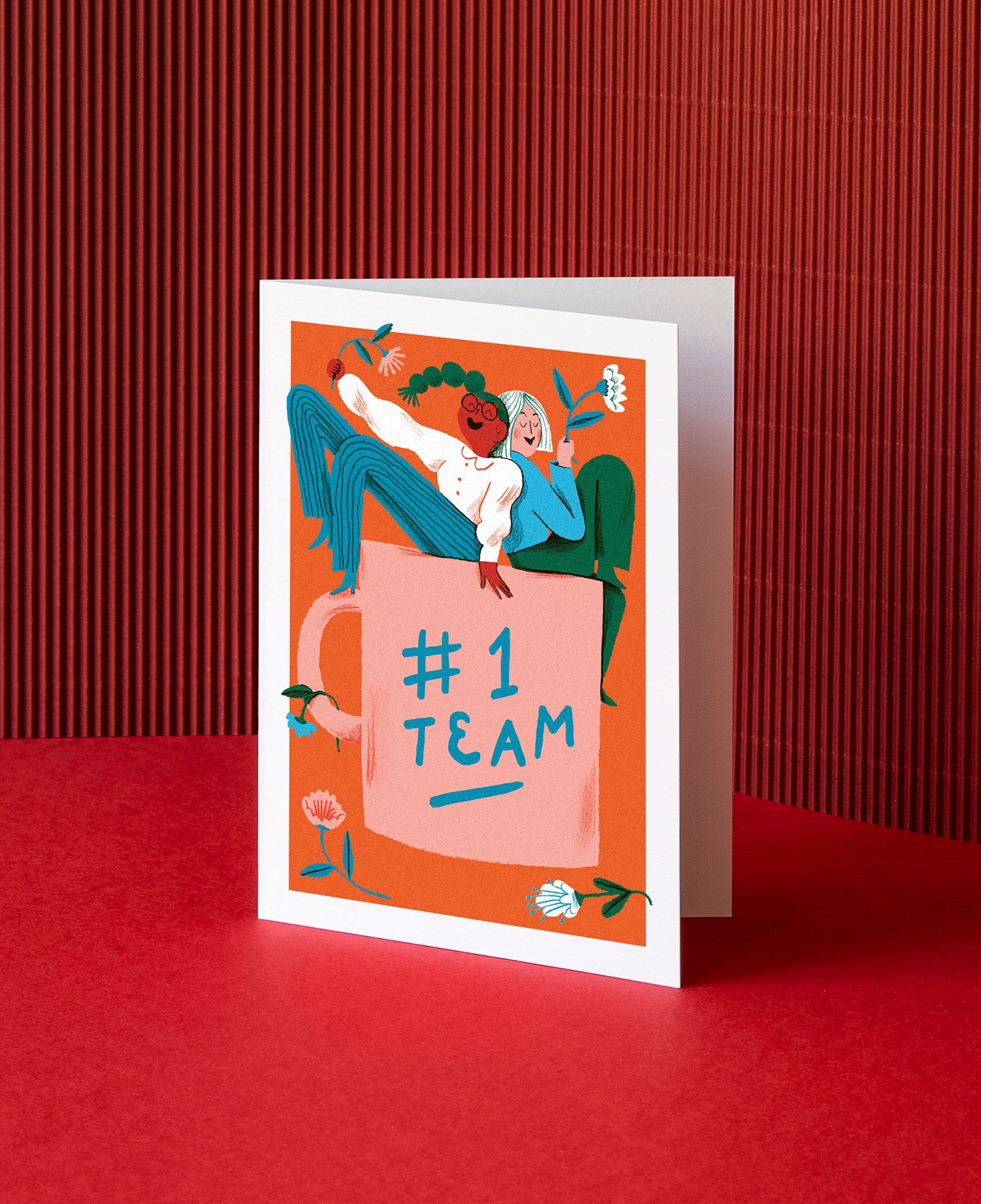 Grußkarten-Set "Team No.1"