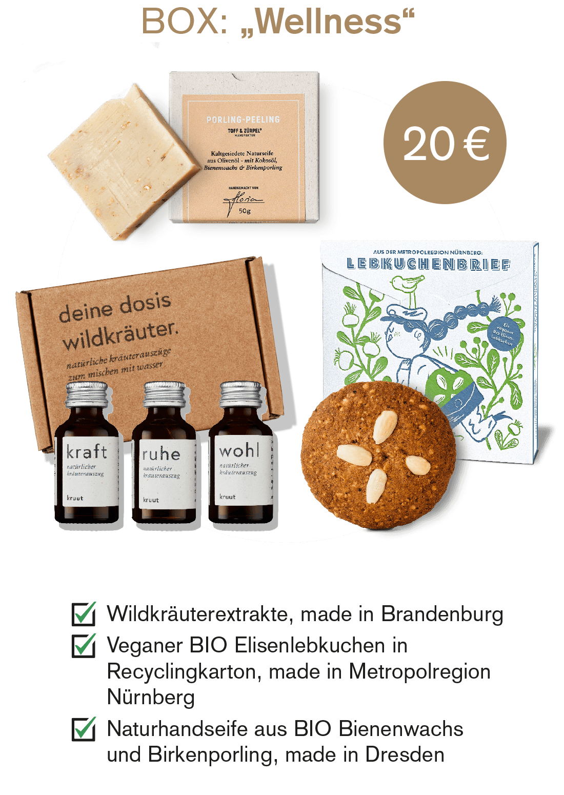 Weihnachts-Geschenkebox "Wellness" für 20 Euro
