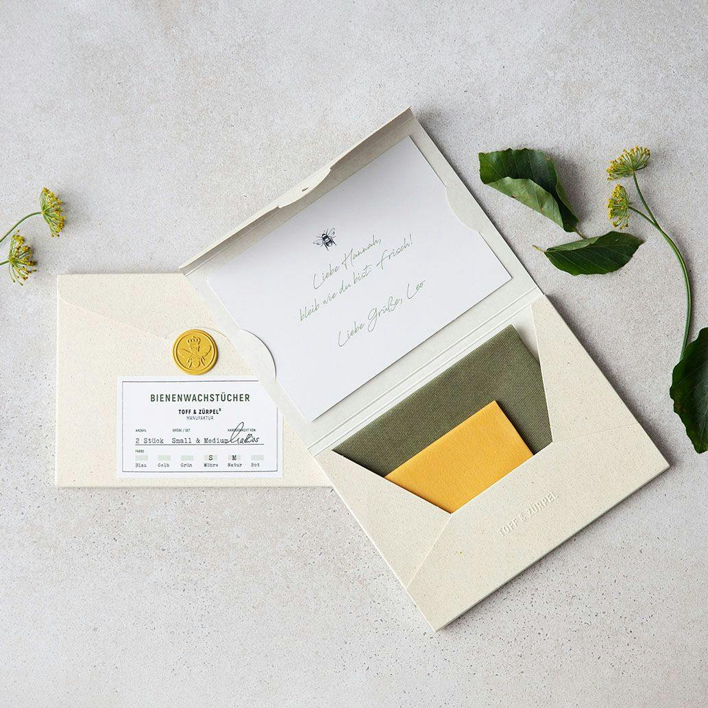 Beeswax wipes as a corporate gift