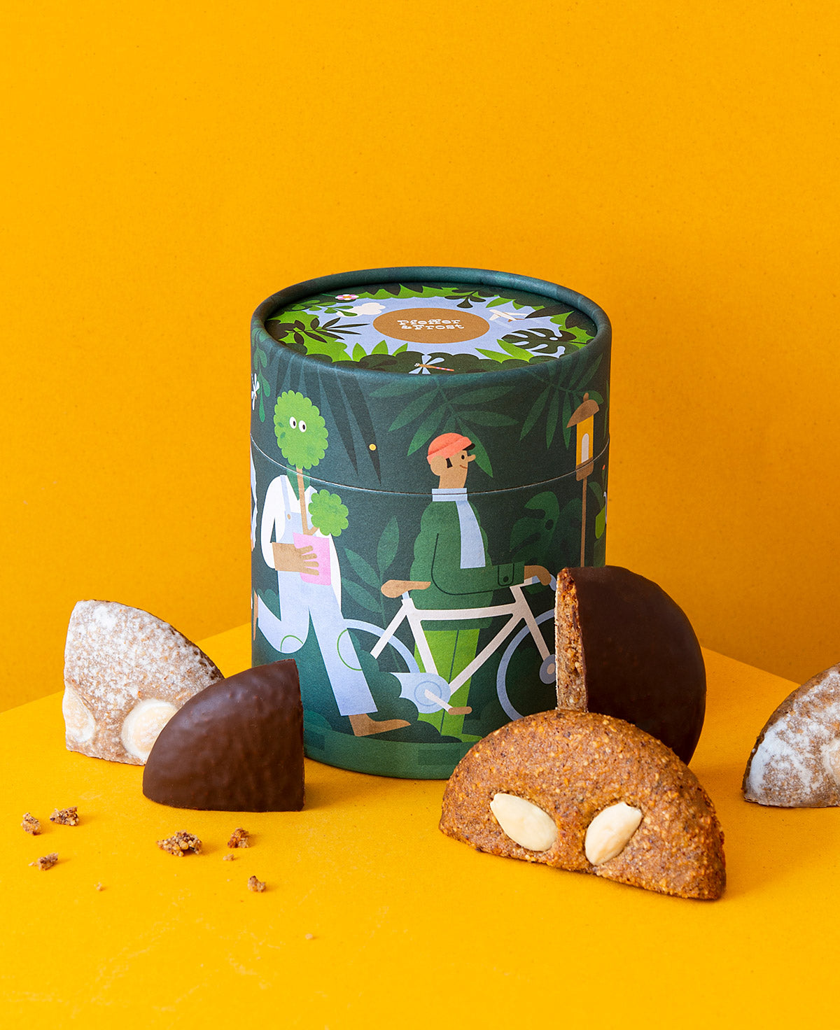 lebkuchen in dose aufbewahren Nachhaltige Lebkuchen-Schmuckdose von Maya Stepien